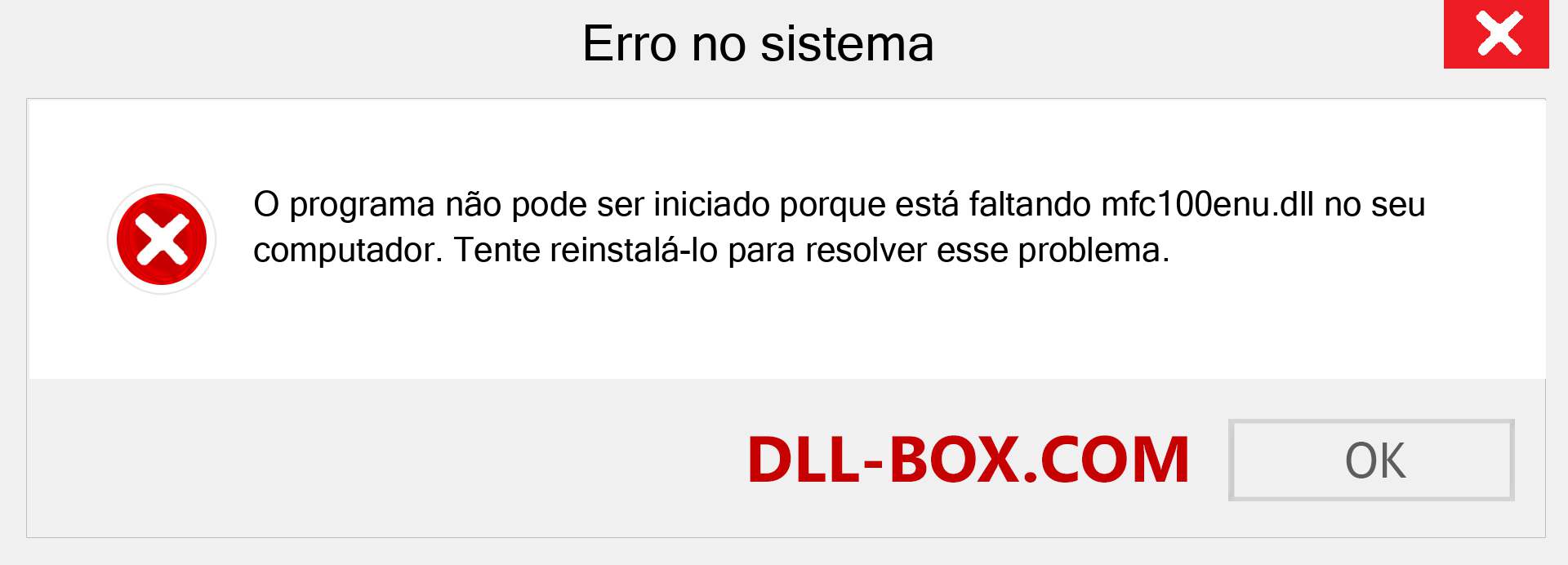 Arquivo mfc100enu.dll ausente ?. Download para Windows 7, 8, 10 - Correção de erro ausente mfc100enu dll no Windows, fotos, imagens